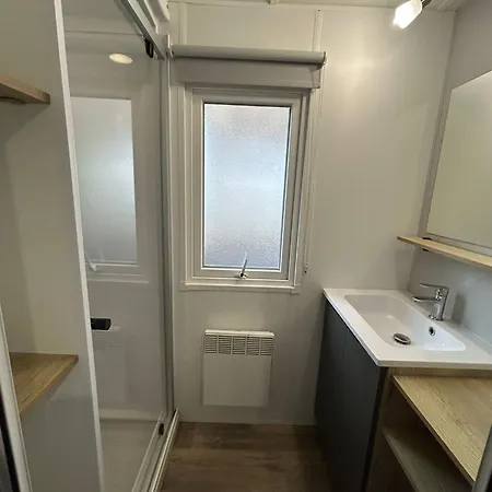 MH 279 BORA-BORA 6-8 personnes 3ch 1sdb tout confort dans camping 4 étoiles avec parc aquatique chauffé Camping Saint-Julien-en-Born