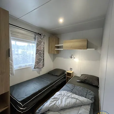 Mh 279 Bora-bora 6-8 Personnes 3ch 1sdb Confort Dans 4 étoiles Avec Parc Aquatique Chauffé Camping Saint-Julien-en-Born