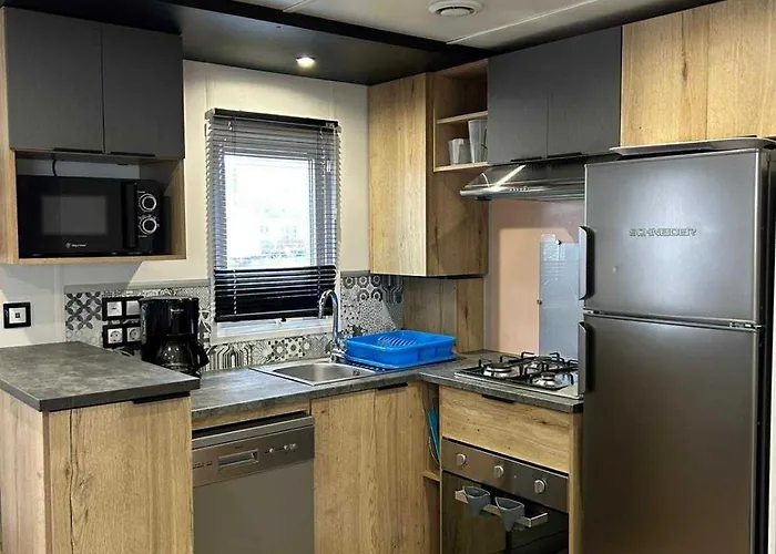 Les Dunes D'ezc - Mobil-home Familial 6-8 Personnes, 3 Confort Premium Dans Un 4 Etoiles